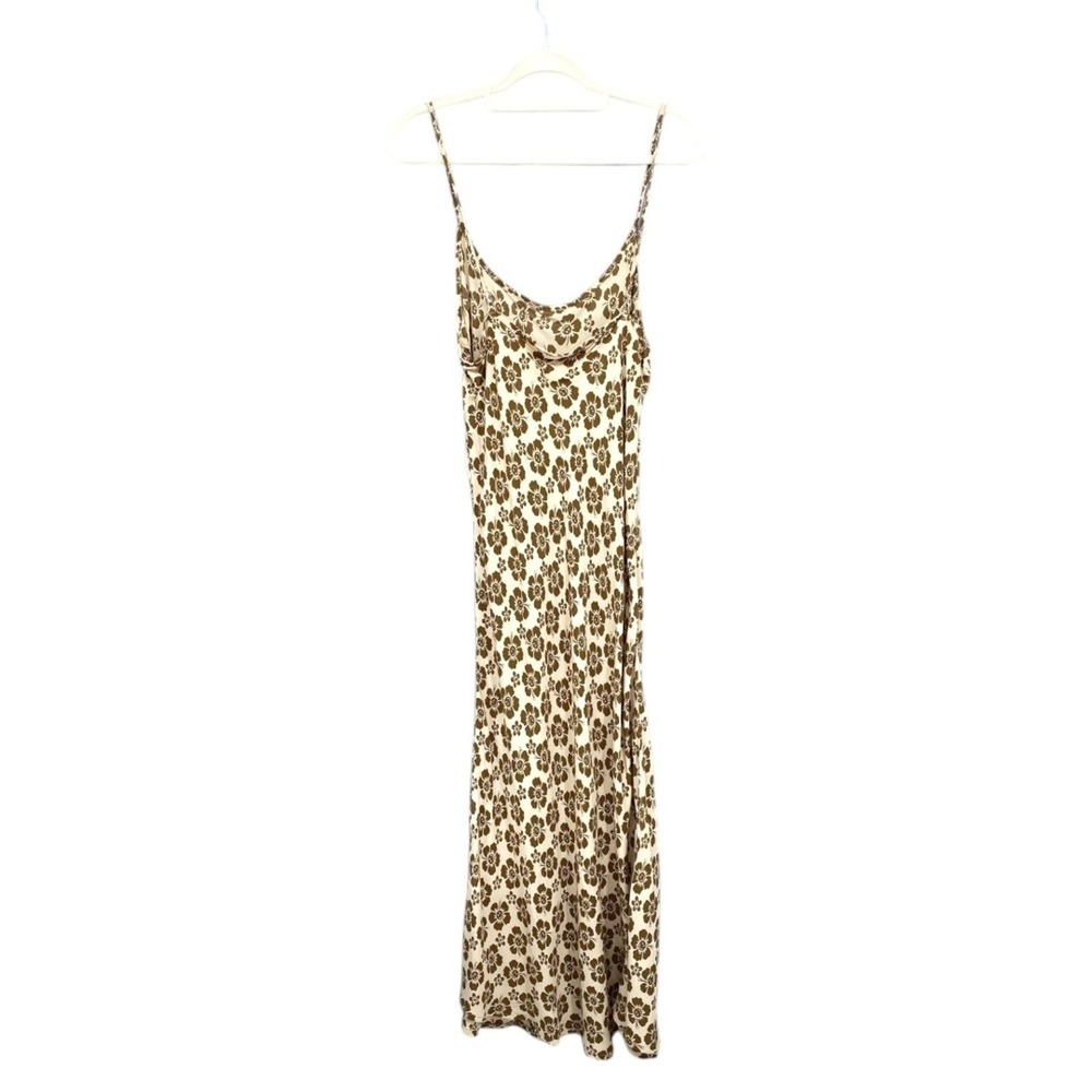 Emma Mulholland on Holiday Vacation Slip Dress Happy Hawaii Sand Brown XXL NWT - Picture 4 of 11